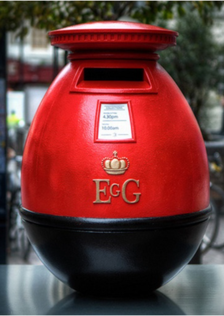 'The Egg Letterbox' by Benjamin Shine