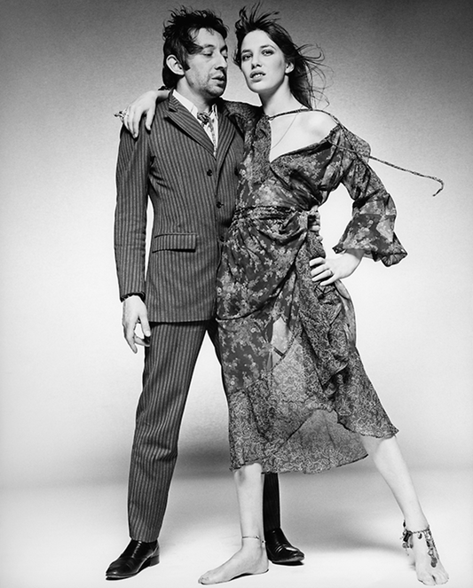 Serge Gainsbourg & Jane Birkin by Terry O'Neill